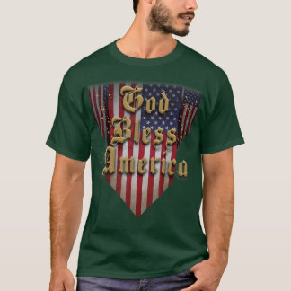 T-shirt La Chemise de l'Amérique bénie par Dieu
