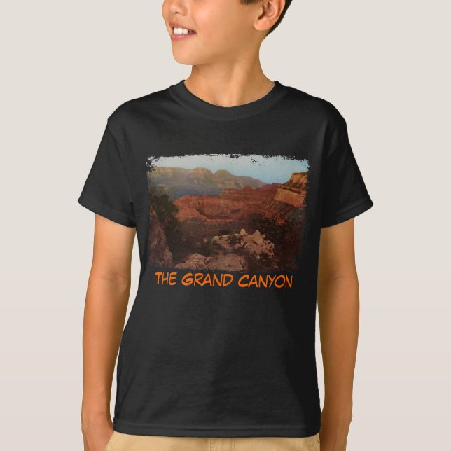 T-shirt La Chemise de l'Enfant Peinte du Grand Canyon (Devant)