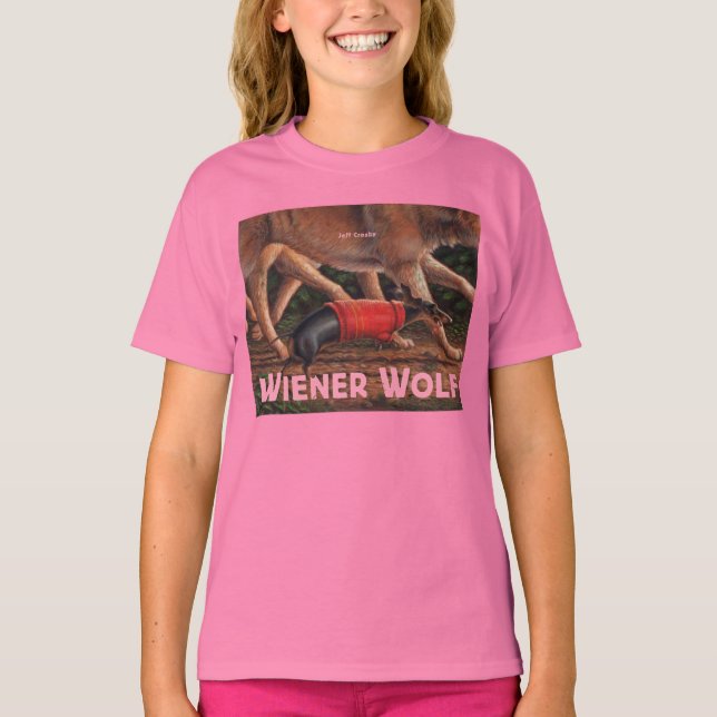 T-shirt La chemise de l'enfant Wiener Wolf (Devant)