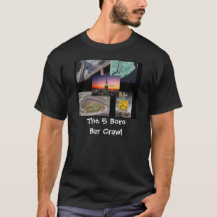 T-shirt La chemise de rampement de barre de 5 Boro