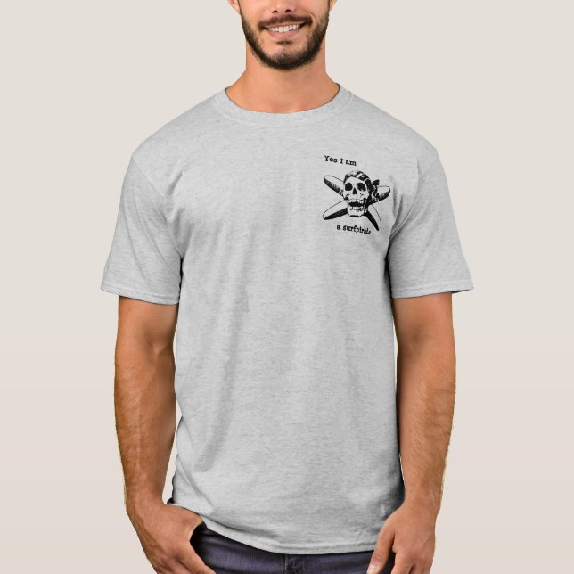T-shirt "" la chemise de surfpirate (Devant)