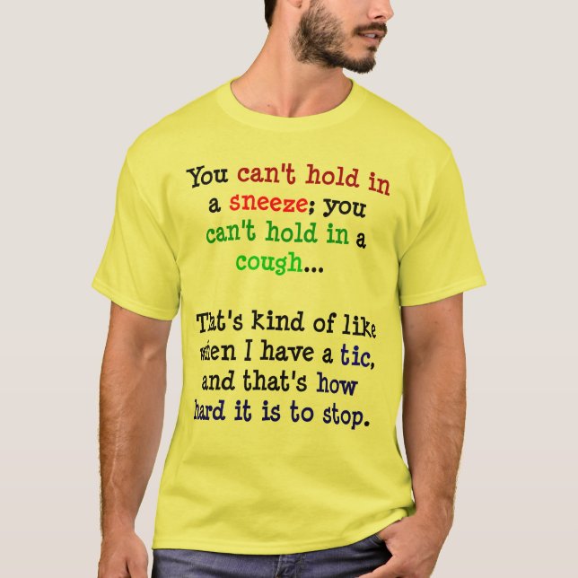 T-shirt La chemise de Tourette (Devant)