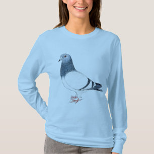 T-shirt La chemise des femmes d'art d'oiseau de "pigeon"