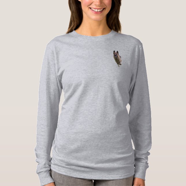 T-shirt La chemise des femmes de berger allemand (Devant)