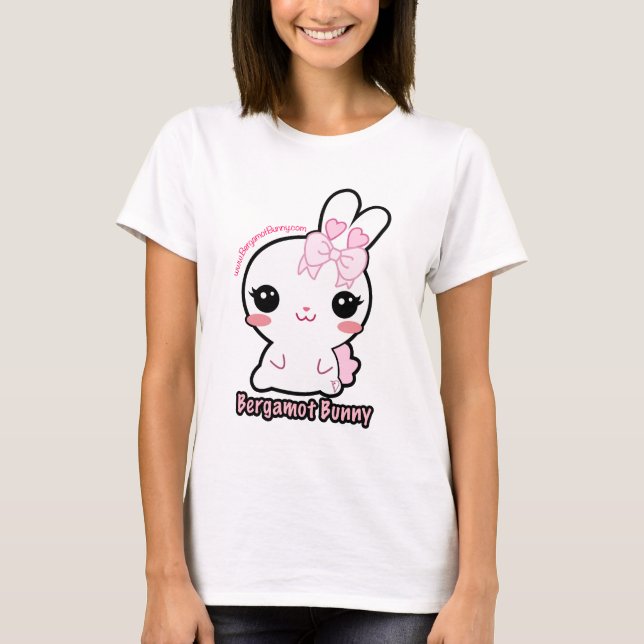 T-shirt La chemise des femmes de lapin de Bergmot - (Devant)