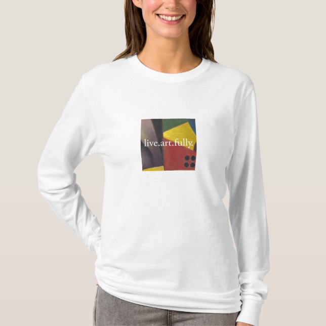 T-shirt la chemise des femmes de live.art.fully (Devant)