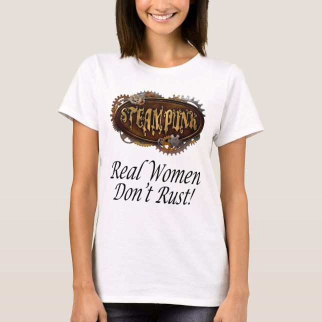 T-shirt La chemise des femmes de Steampunk (Devant)