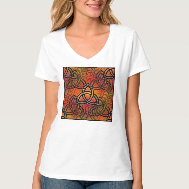T-shirt La chemise des femmes de "trinité" a conçu par (Devant)