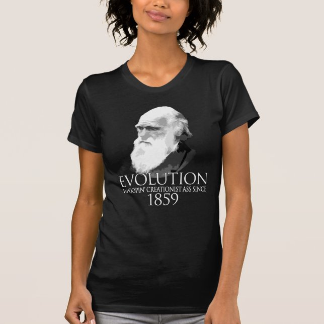T-shirt La chemise des femmes de Whoopass Darwin (Devant)