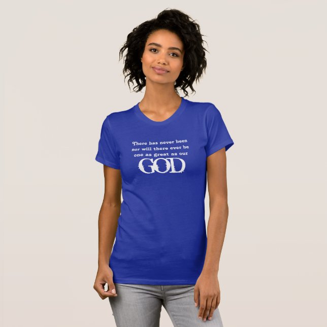 T-shirt La Chemise des Femmes - Notre Dieu (Devant entier)