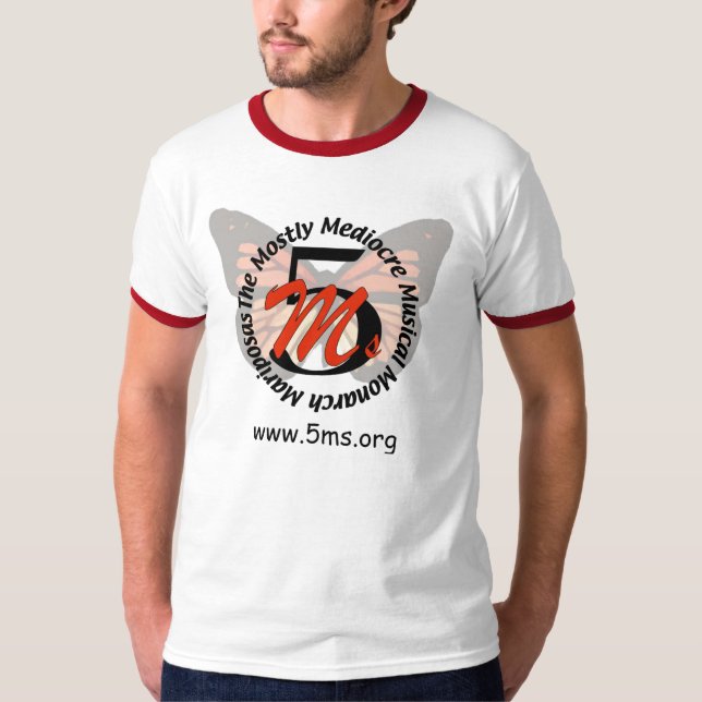 T-shirt la chemise des hommes 5Ms (Devant)