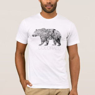 T-shirt La chemise des hommes criqués de la feuille   de