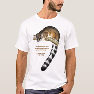 T-shirt La chemise des hommes de chat coupés la queue par