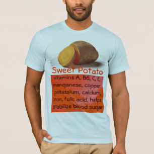 T-shirt la chemise des hommes de patate douce