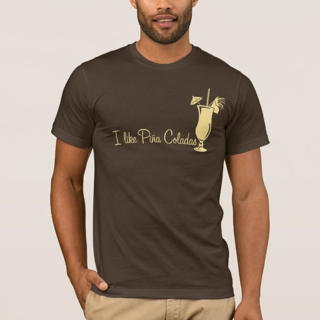 T-shirt La chemise des hommes de Pina Colada (Devant)