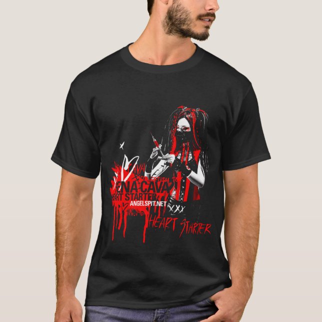 T-shirt La chemise des hommes de veine cave d'Angelspit (Devant)