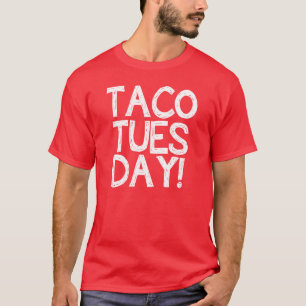 T-shirt La chemise des hommes drôles de mardi de taco