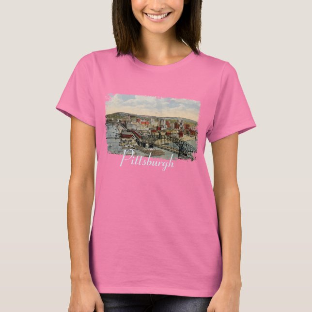 T-shirt La Chemise féminine de Pittsburgh Point 1931 (Devant)