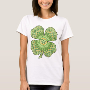 T-shirt La chemise légère des femmes celtiques de shamrock