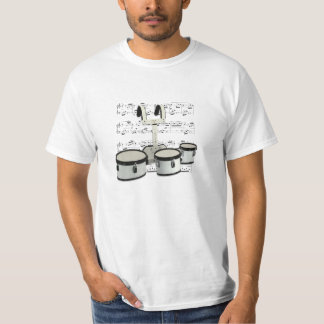 T-shirt La chemise (légère) marchant bat du tambour (la