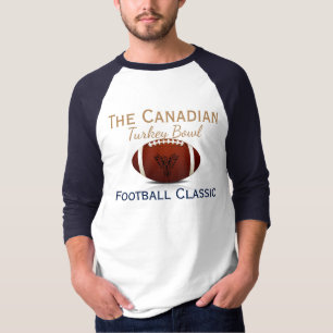 T-shirt La chemise masculine Canadian Turkey Bowl