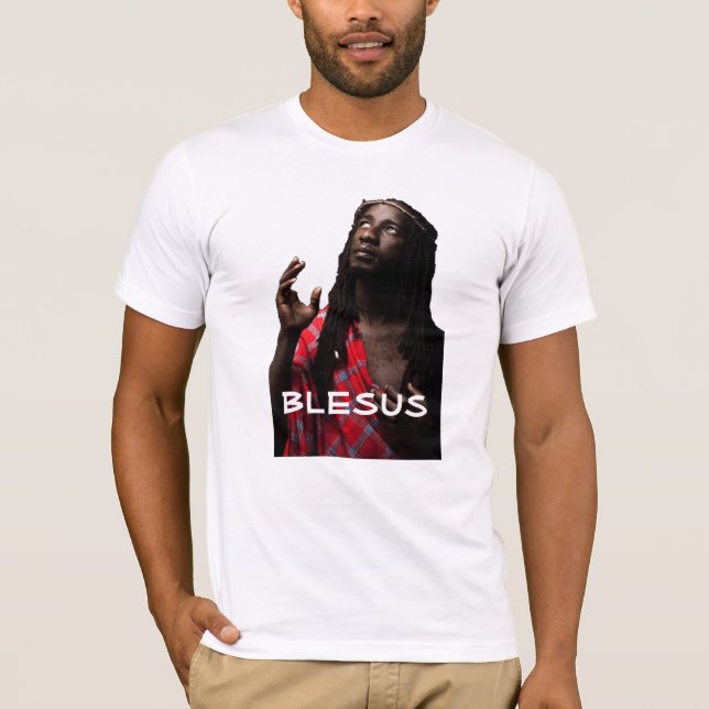 T-shirt La chemise noire de Jésus (Devant)