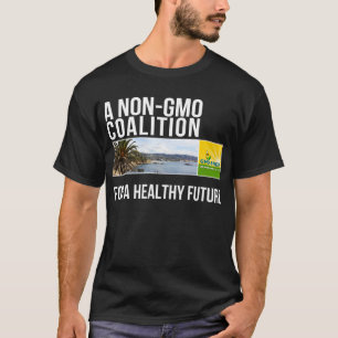T-shirt La chemise noire des hommes Sans GMO de Comté