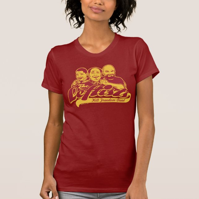 T-shirt La chemise personnalisable de satire de gauchistes (Devant)