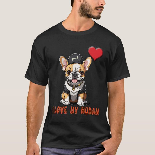 T-shirt La chemise présente une adorable illustration d'un (Devant)