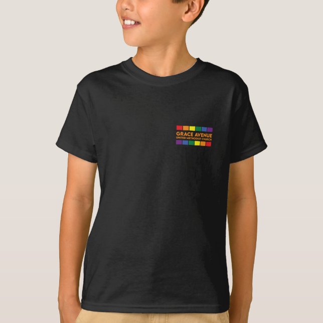 T-shirt La chemise Pride de l'enfant (Devant)