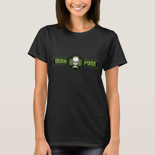 T-shirt La chemise punk des femmes irlandaises (Devant)