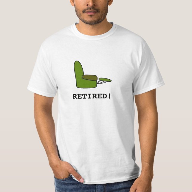 T-shirt La chemise retirée des hommes (Devant)
