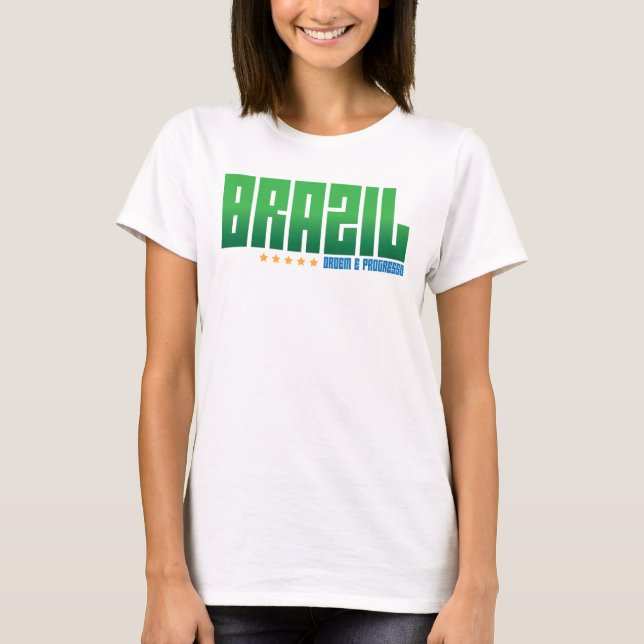 T-shirt La chemise sans manche des femmes du Brésil (Devant)