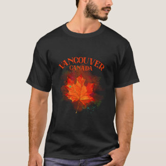 T-shirt La Chemise Souvenir De Vancouver Est Chemise Maple