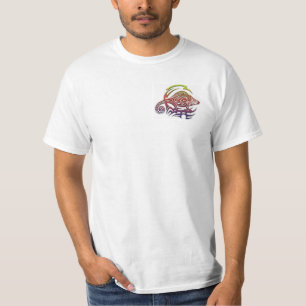 T-shirt La chemise tribale des hommes de caméléon