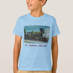 T-shirt La chemise vintage de l'enfant locomotif