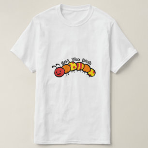 T-shirt la chenille affamée Célébrez la croissance