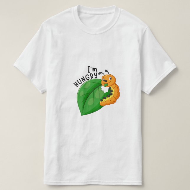 T-shirt la chenille affamée Célébrez la croissance Cadeau (Design devant)