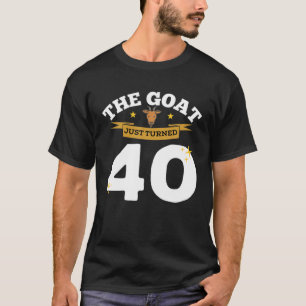 T-shirt La Chèvre Qui Vient De Tourner 40 - 40E Anniversai