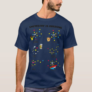 T-shirt La chimie est géniale Funny Kawaii Chimie