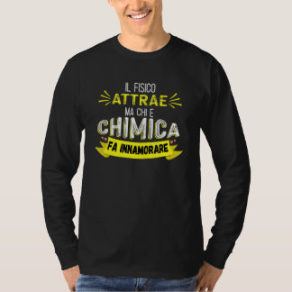 T-shirt La chimie fait tomber amoureux  Chimie