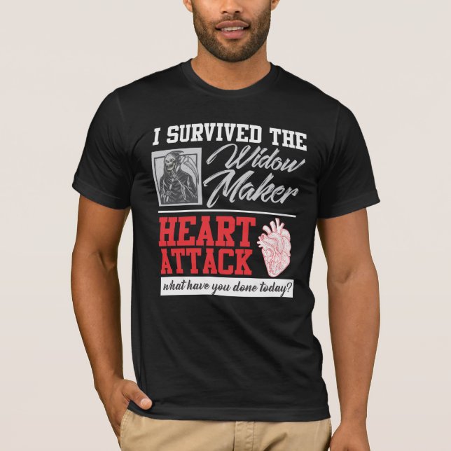 T-shirt La chirurgie cardiaque a survécu à l'attaque cardi (Devant)