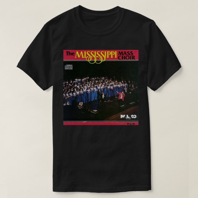T-shirt La chorale de masse du Mississippi (Design devant)