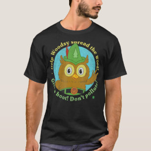 T-shirt La Chouette En Bois Donne Un Chou Distorti Et Fonc