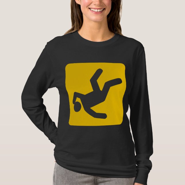 T-shirt La Chute de l'Homme - Amber (Devant)