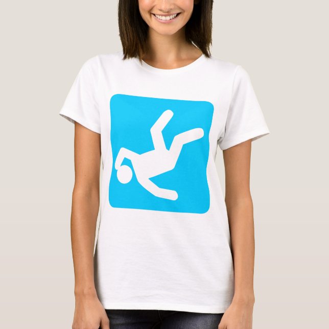 T-shirt La Chute de l'Homme - Ciel bleu (Devant)