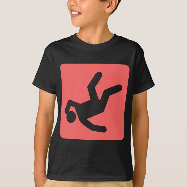 T-shirt La chute de l'homme - rose tropicale (Devant)