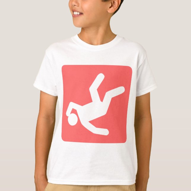 T-shirt La chute de l'homme - rose tropicale (Devant)