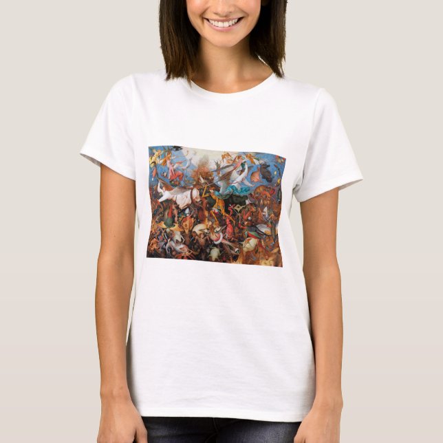 T-shirt La chute des anges rebelles, Pieter Bruegel (Devant)