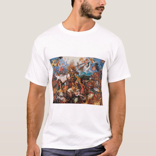 T-shirt La chute des anges rebelles, Pieter Bruegel (Devant)